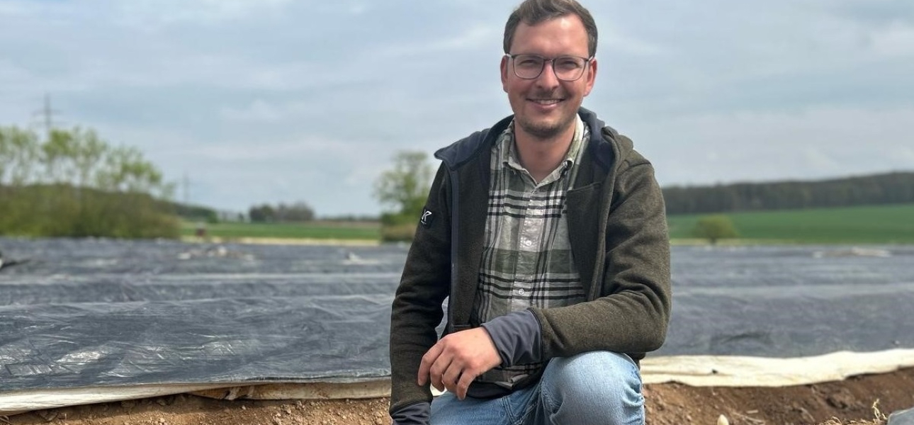 Marc Lünsdorf: Künftiger Betriebsleiter Landwirtschaft auf dem Hofgut Dagobertshausen bringt frischen Wind und innovative Ideen